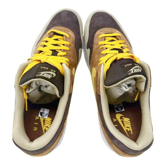 Nike Air Max 1 PRM Pecan DZ0482200 Pecan/Baroque Brown/Limestone/Yellow Ochre 15 - Picture 5 of 9